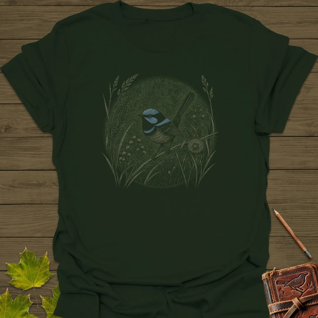 Grassland Fairywren T-Shirt Forest Green