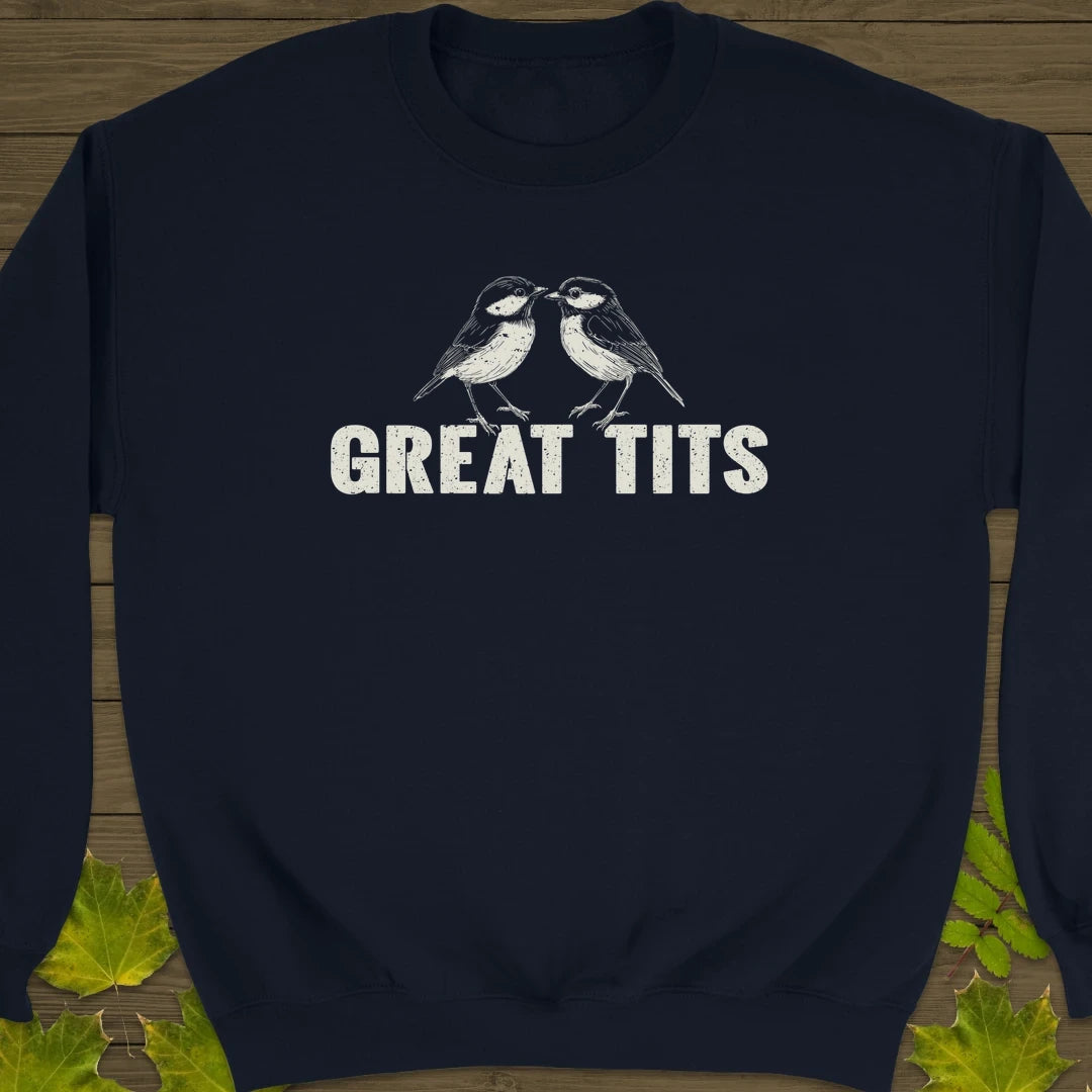 Great Tits Sweatshirt Navy