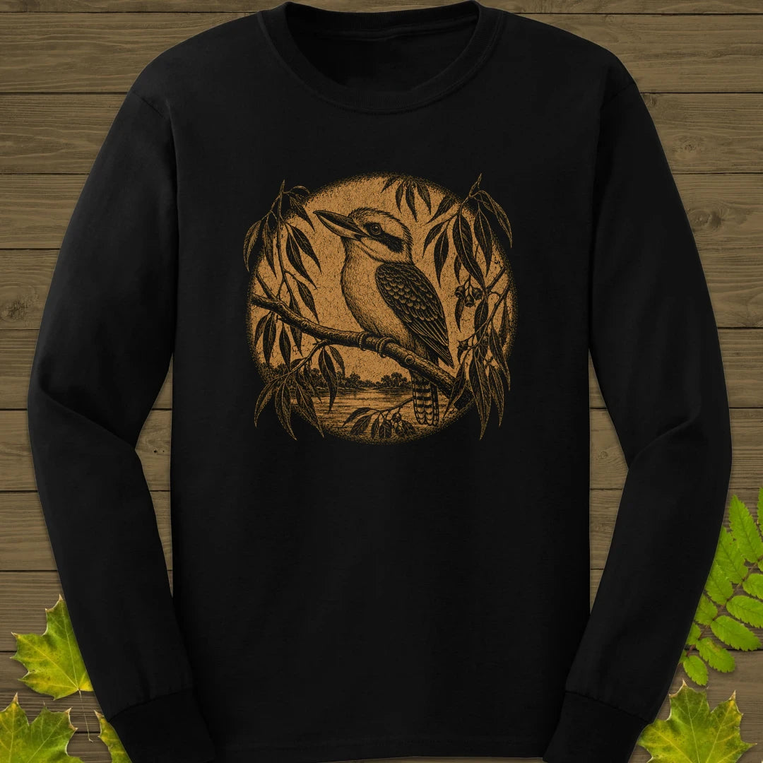 Gumtree Kookaburra Long Sleeve Black