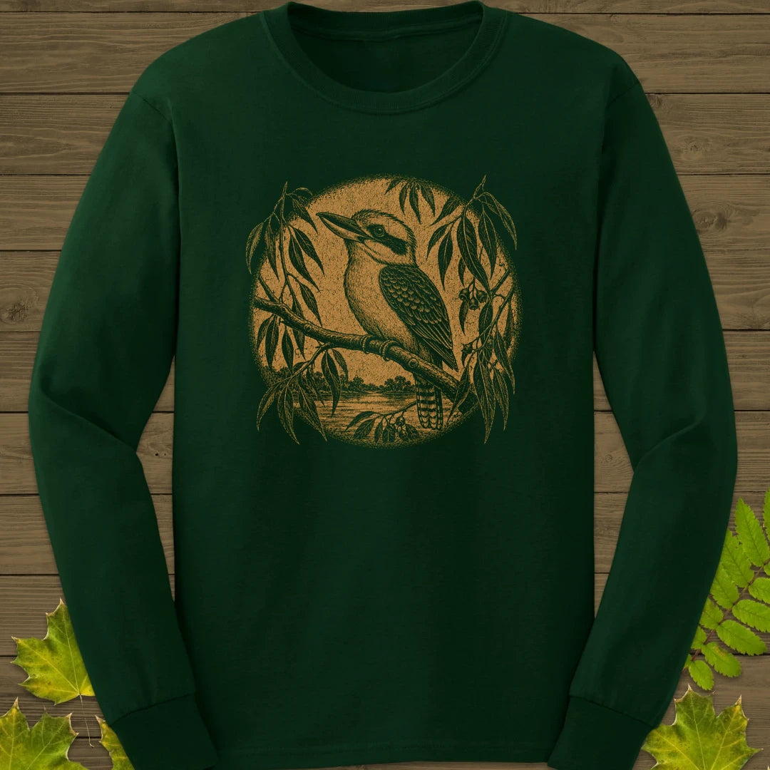 Gumtree Kookaburra Long Sleeve Forest Green