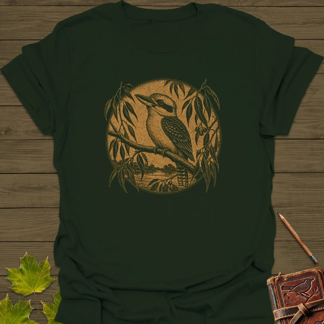 Gumtree Kookaburra T-Shirt Forest Green