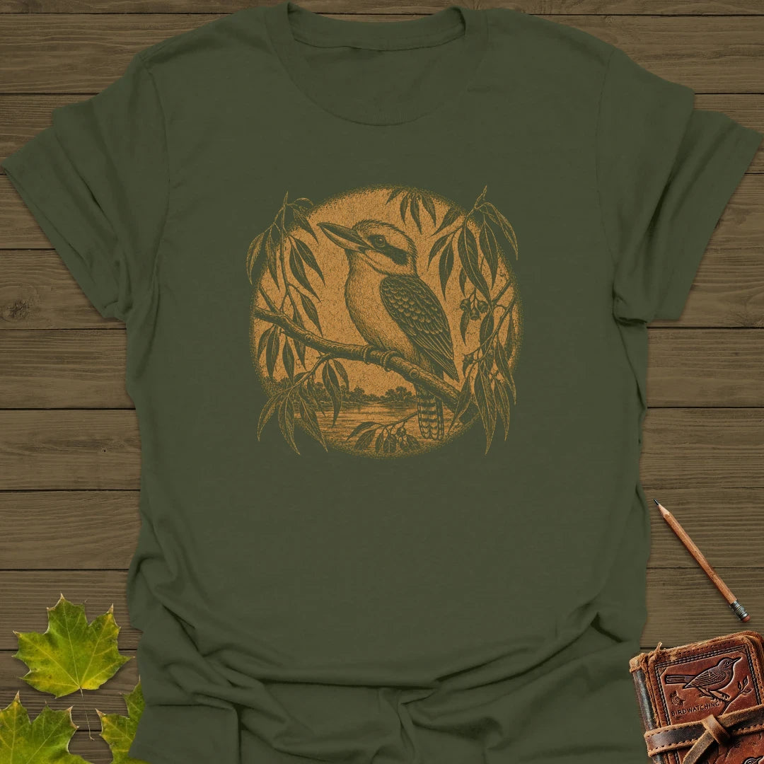 Gumtree Kookaburra T-Shirt Military Green