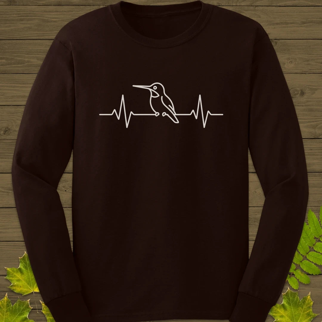 Heartbeat Hummingbird Long Sleeve Dark Chocolate