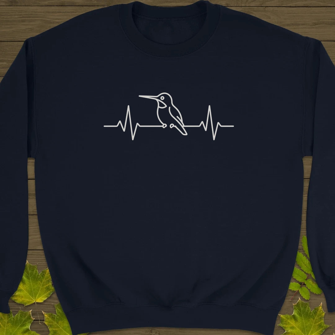 Heartbeat Hummingbird Sweatshirt Navy