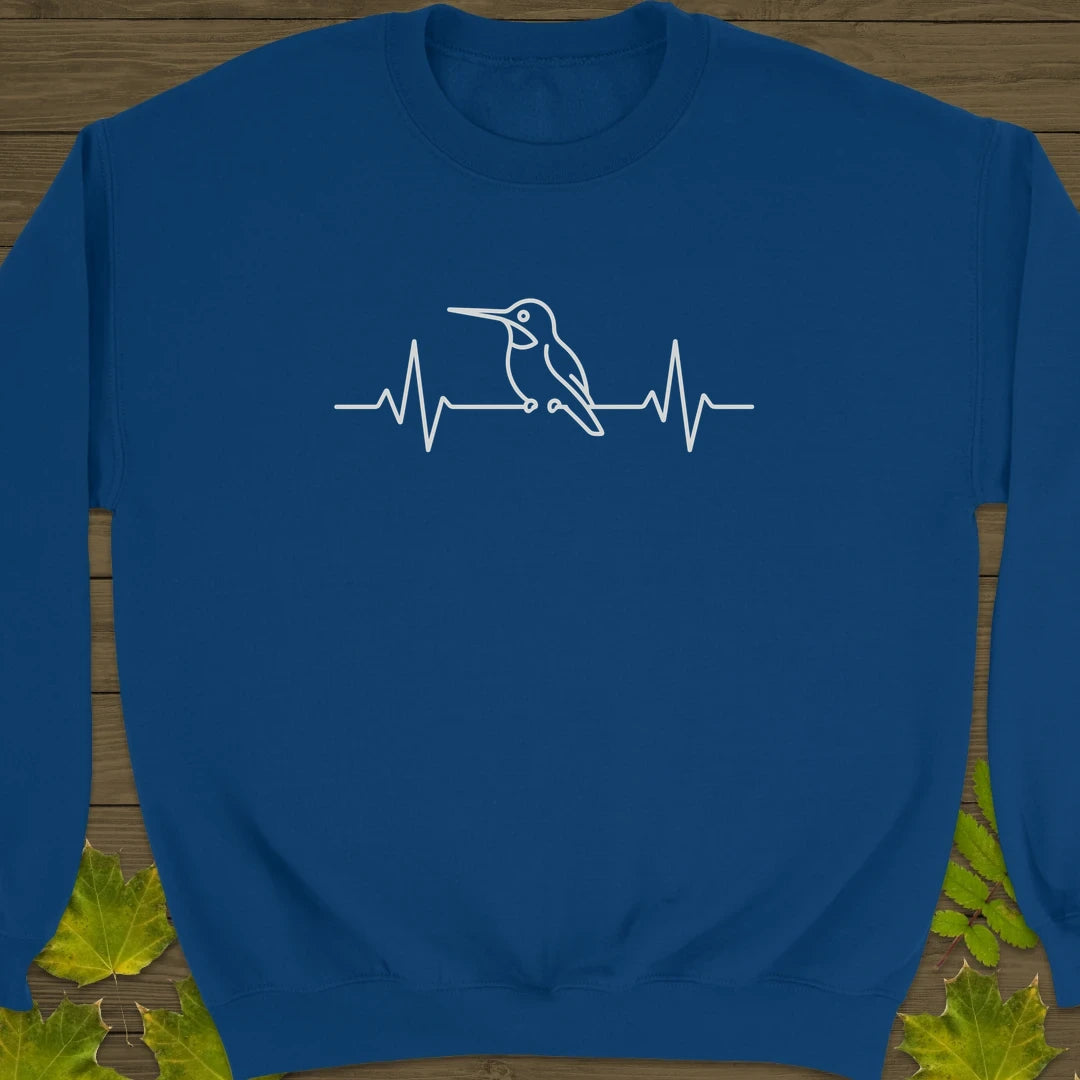 Heartbeat Hummingbird Sweatshirt Royal