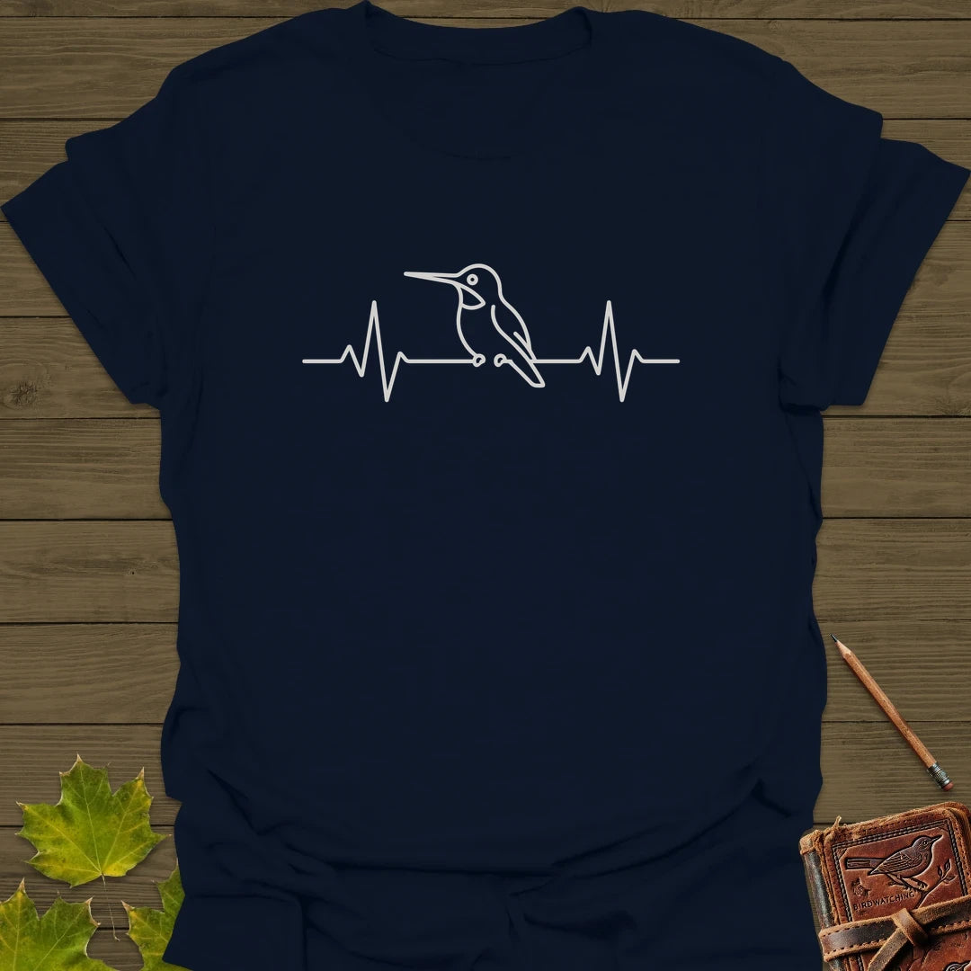 Heartbeat Hummingbird T-Shirt Navy