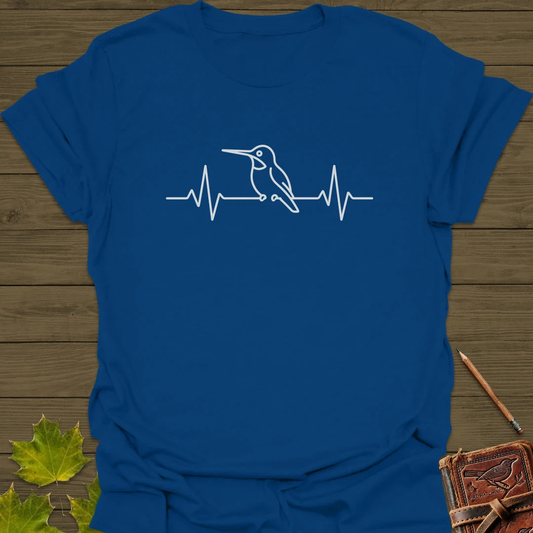 Heartbeat Hummingbird T-Shirt Royal