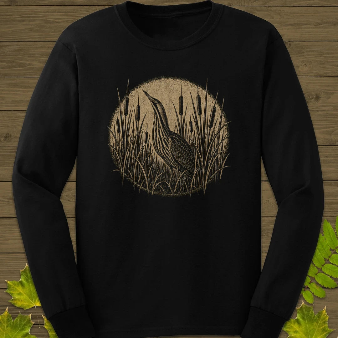 Hidden Bittern Long Sleeve Black