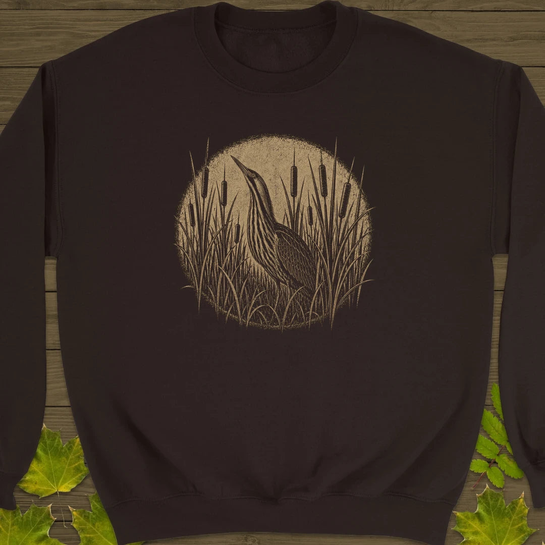 Hidden Bittern Sweatshirt Dark Chocolate