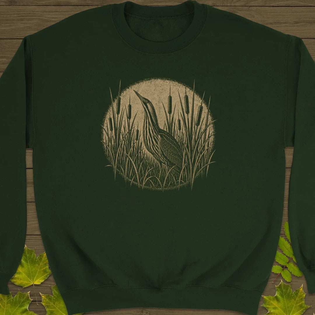 Hidden Bittern Sweatshirt Forest Green