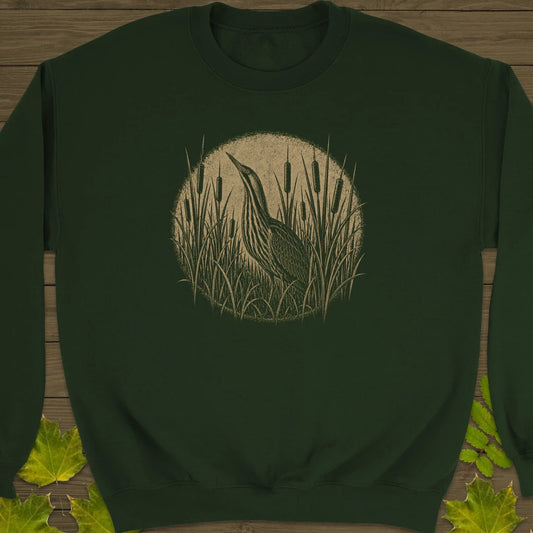 Hidden Bittern Sweatshirt Forest Green