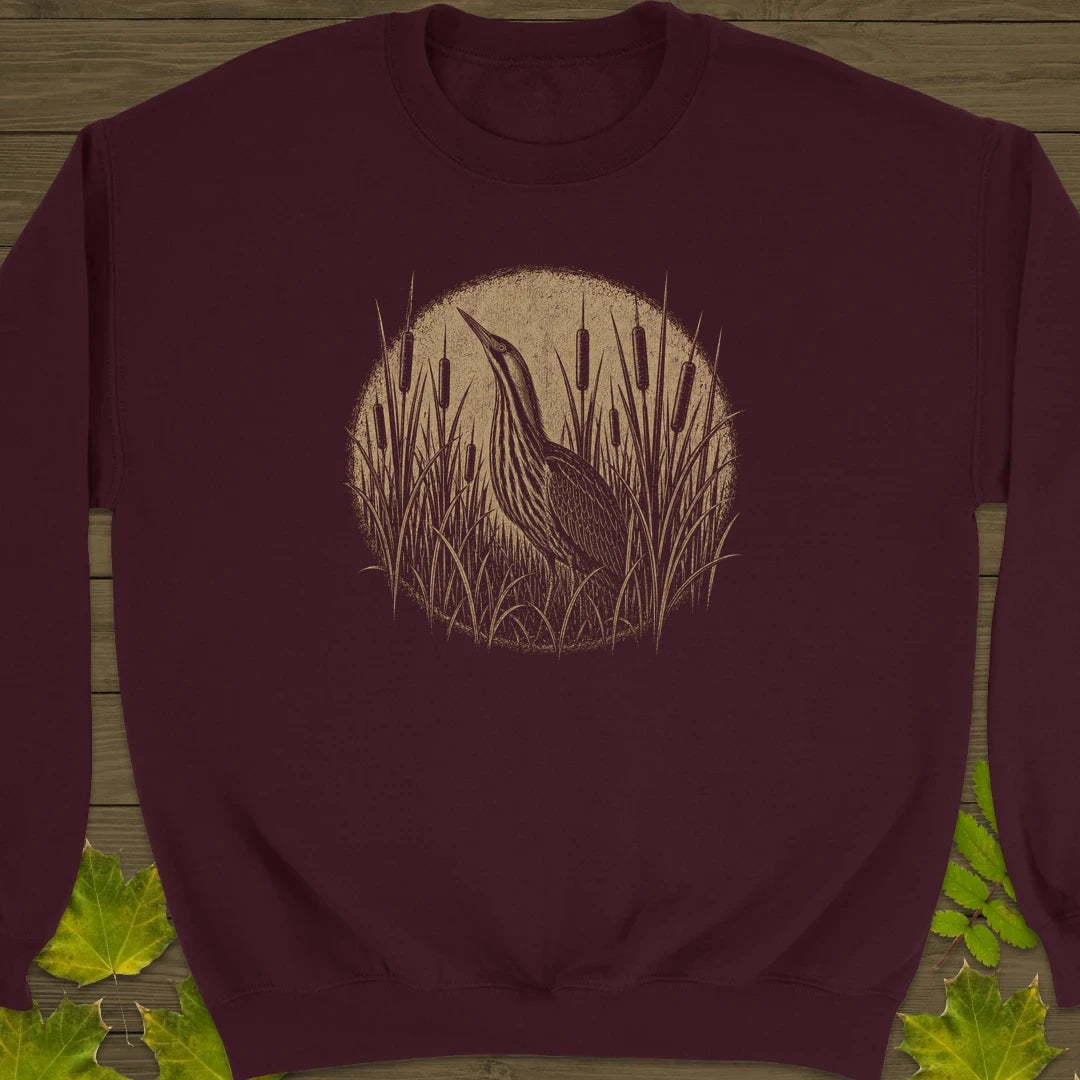 Hidden Bittern Sweatshirt Maroon