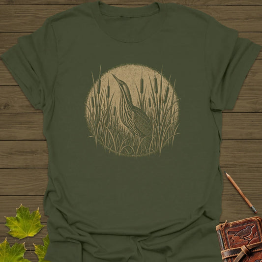 Hidden Bittern T-Shirt Military Green