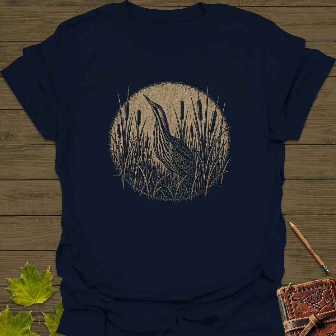 Hidden Bittern T-Shirt in Navy