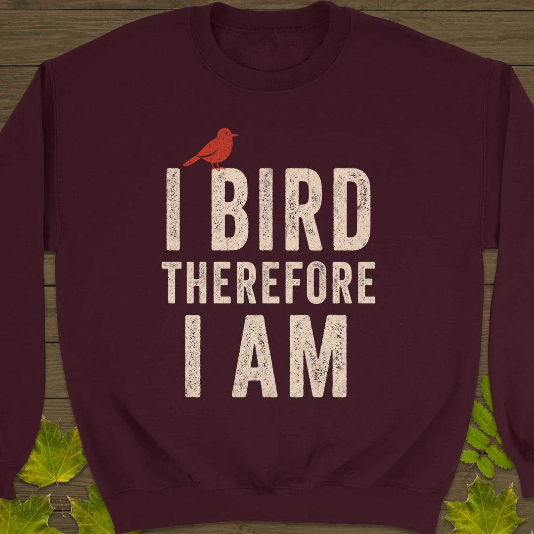 I Bird Sweatshirt Maroon