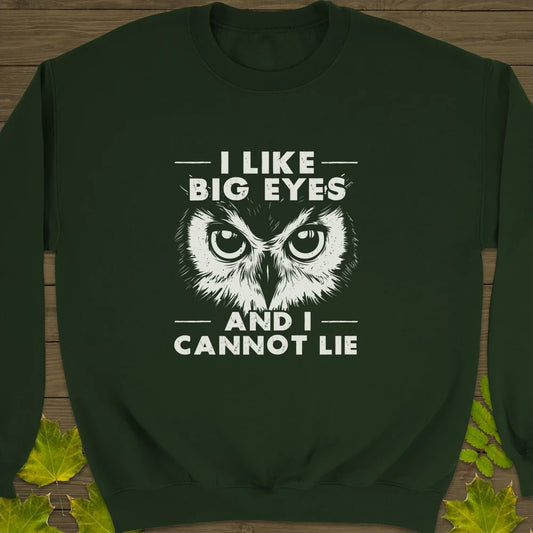 Like Big Eyes Sweatshirt Forest Green