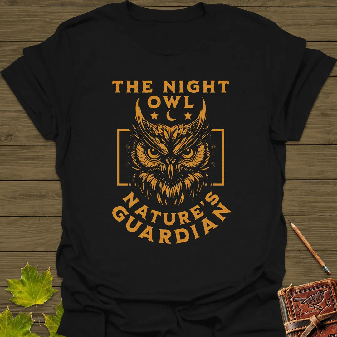 The Night Owl T-Shirt Black