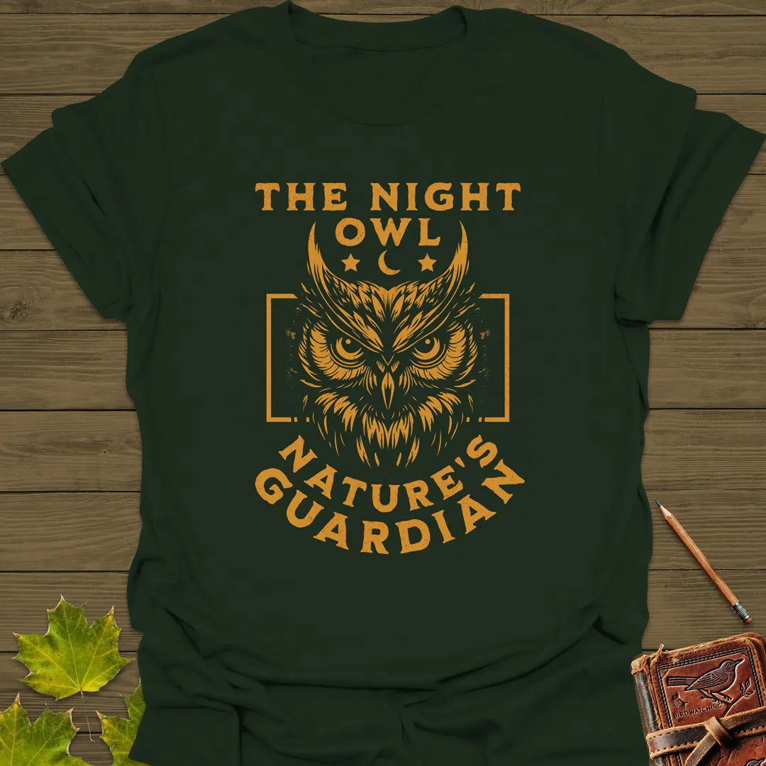 The Night Owl T-Shirt Forest Green