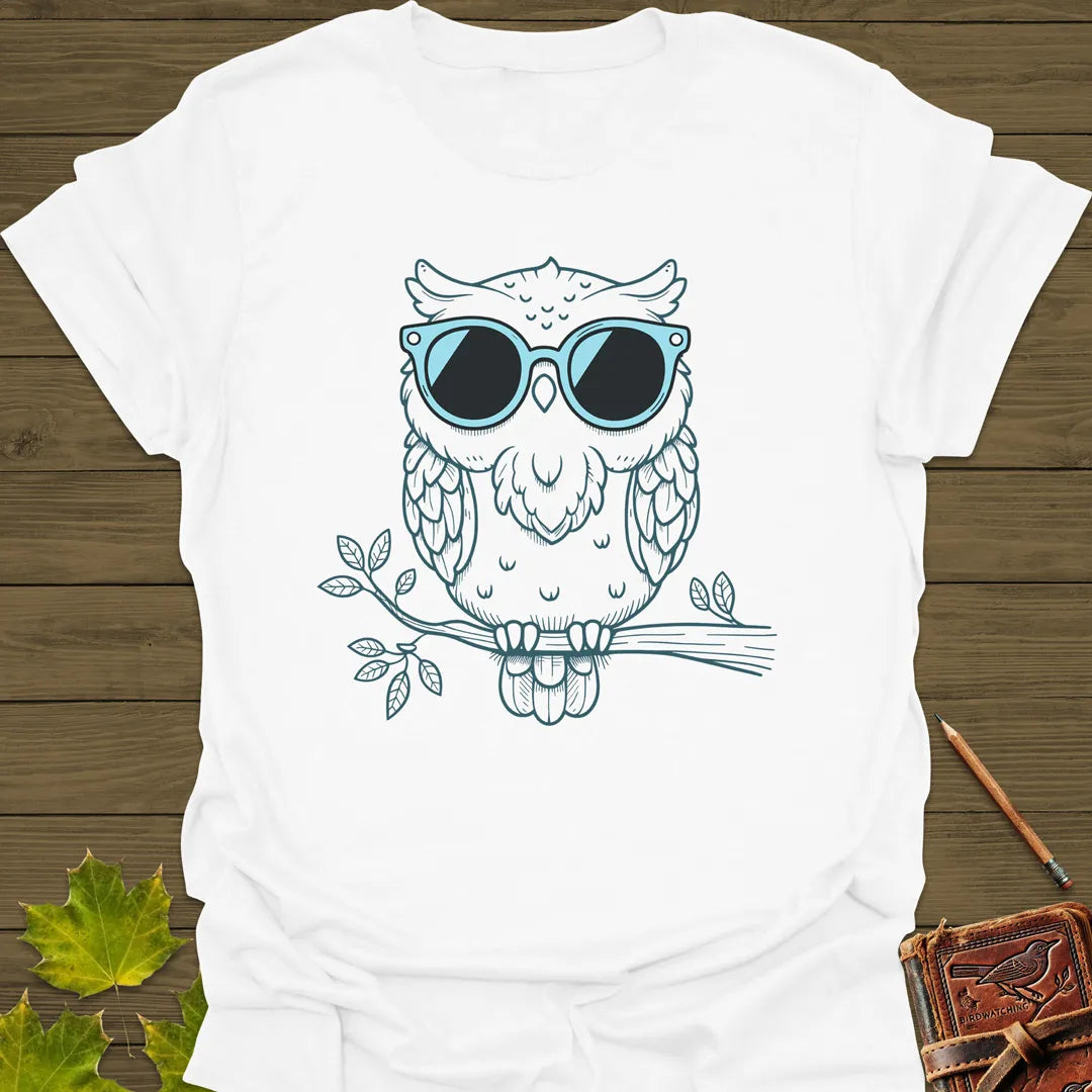 Wise Guy Owl T-Shirt White