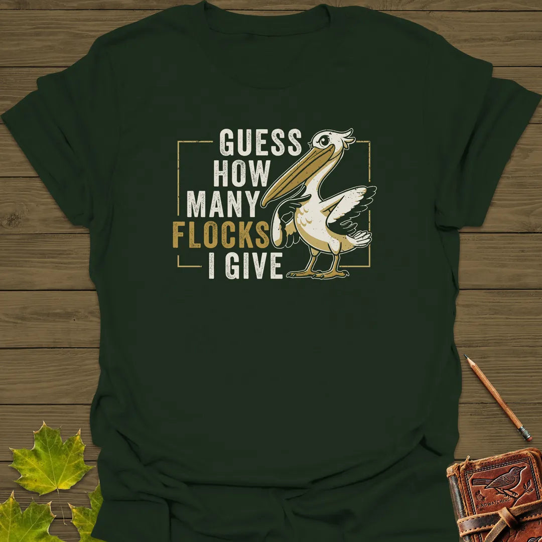 How Many Flocks T-Shirt Forest Green
