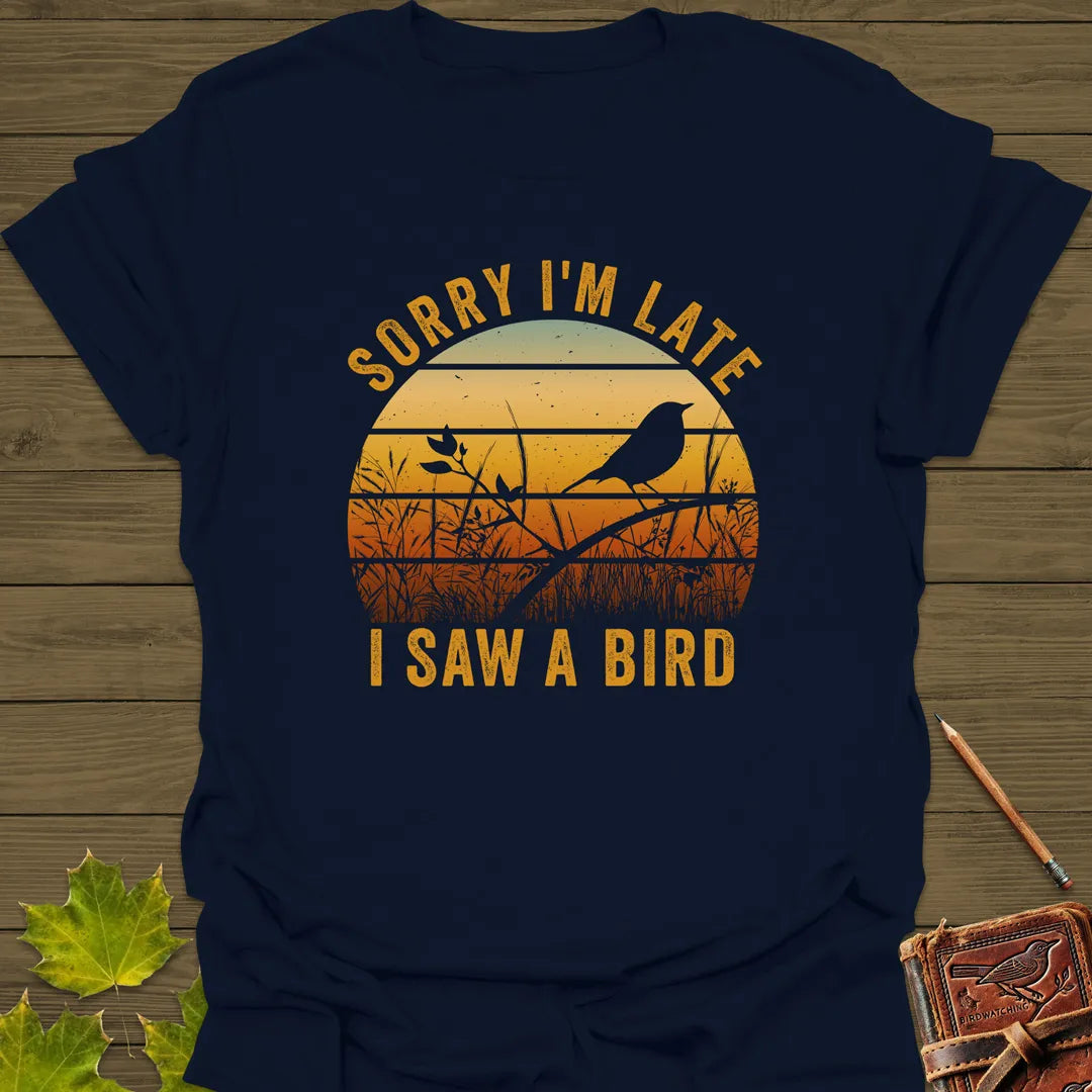 Sorry I'm Late T-Shirt Navy