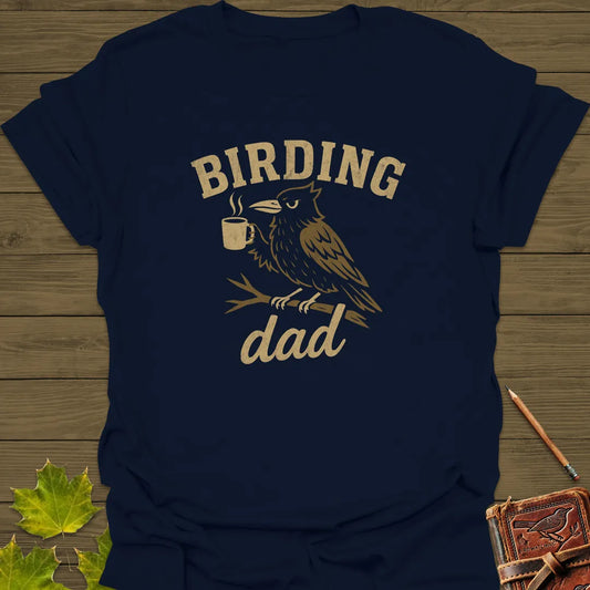 Birding Dad T-Shirt Navy