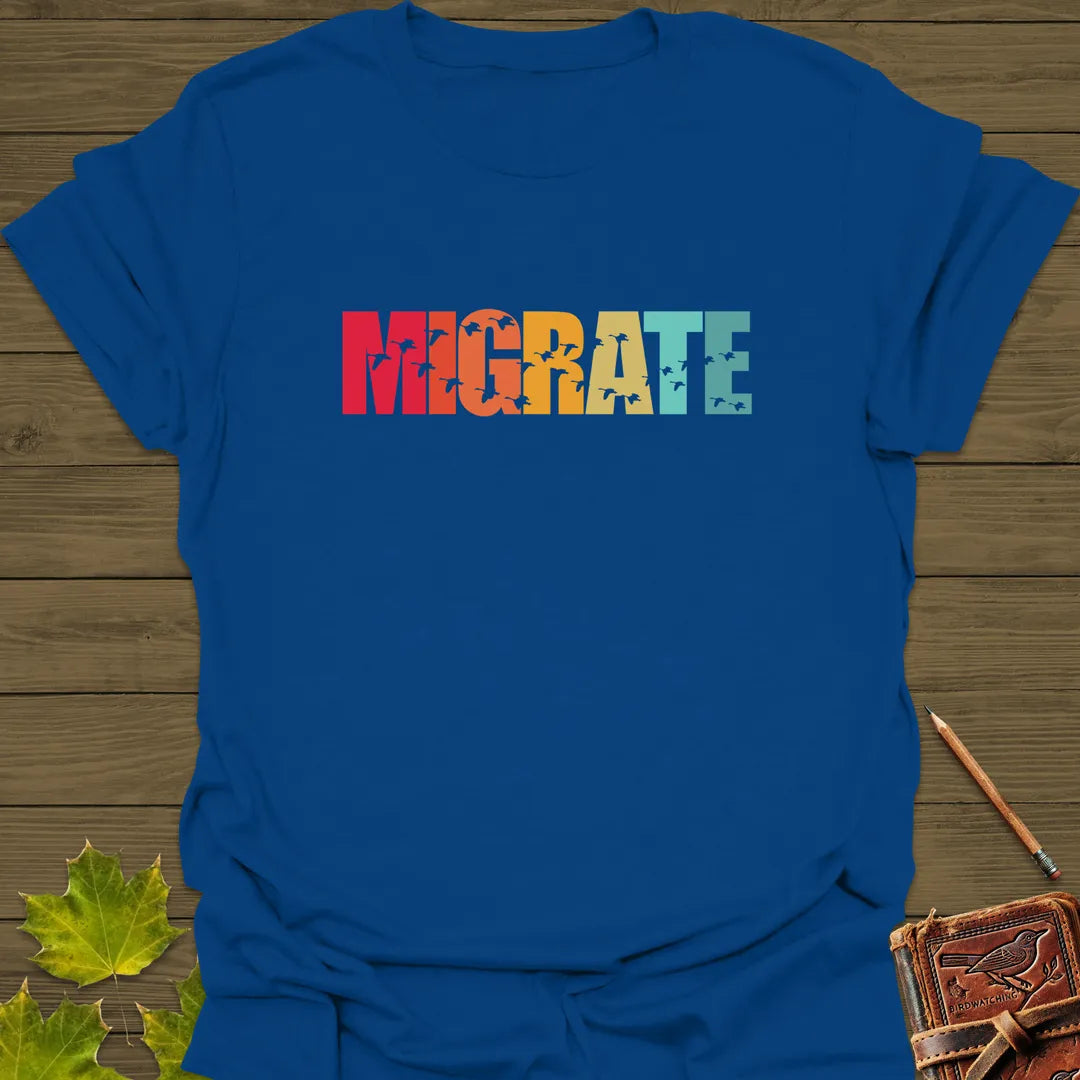 Migrate Bird T-Shirt Royal