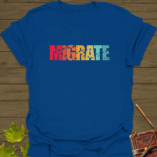 Migrate Bird T-Shirt Royal