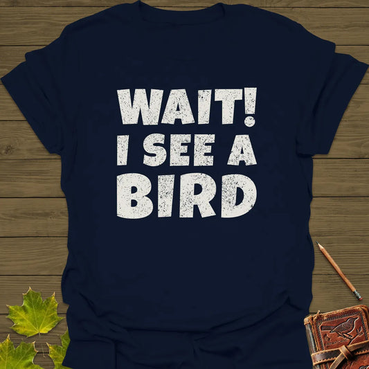 I See A Bird T-Shirt Navy