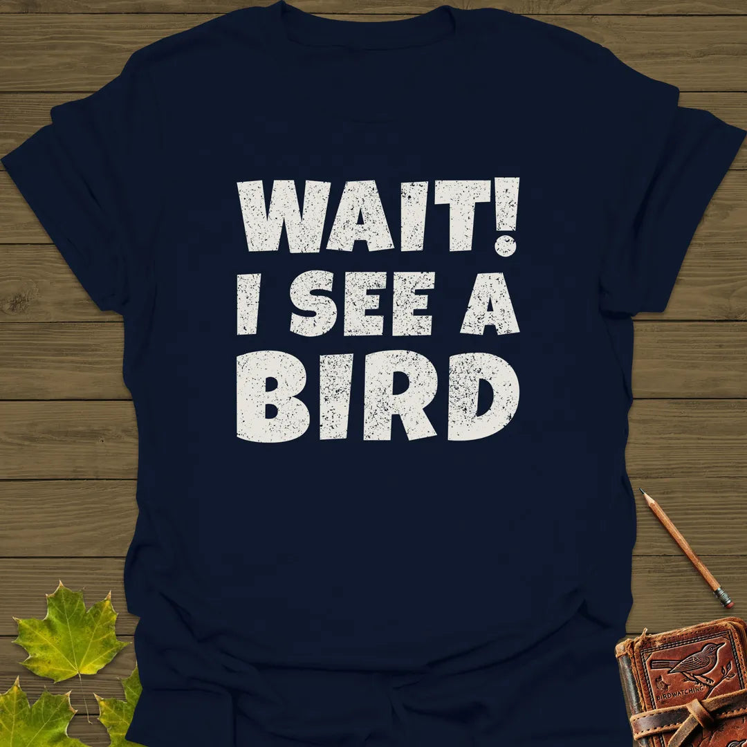 I See A Bird T-Shirt Navy