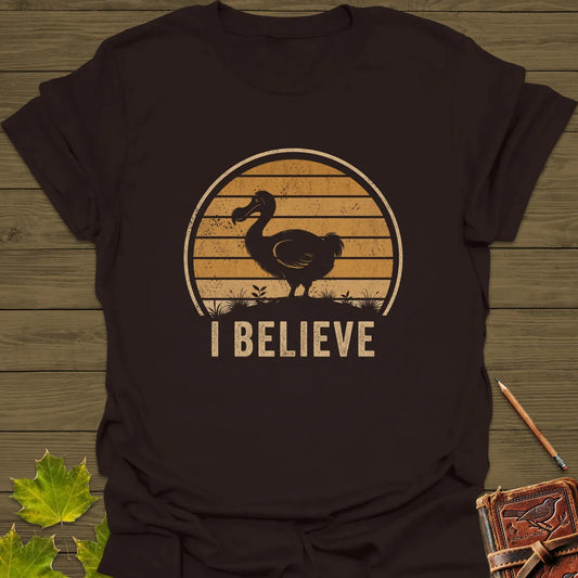 I Believe Dodo T-Shirt Dark Chocolate