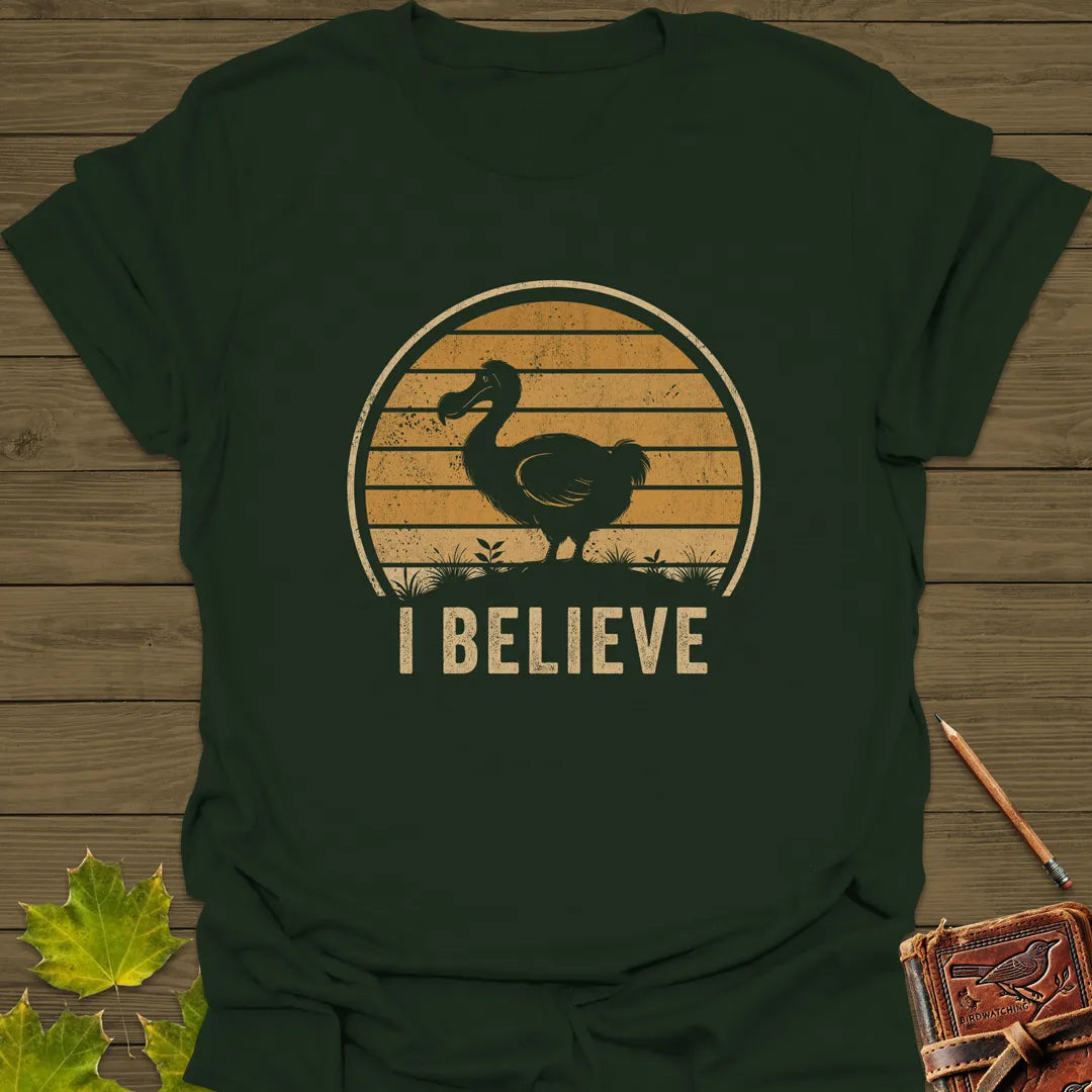 I Believe Dodo T-Shirt Forest Green