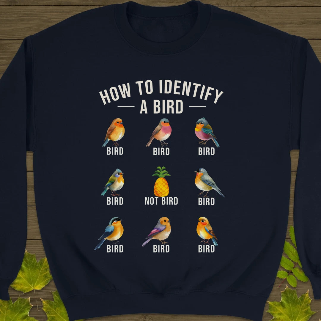 Identify A Bird Sweatshirt Navy