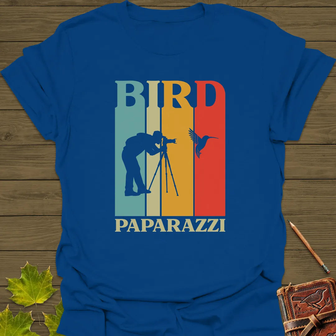 Bird Paparazzi T-Shirt Royal