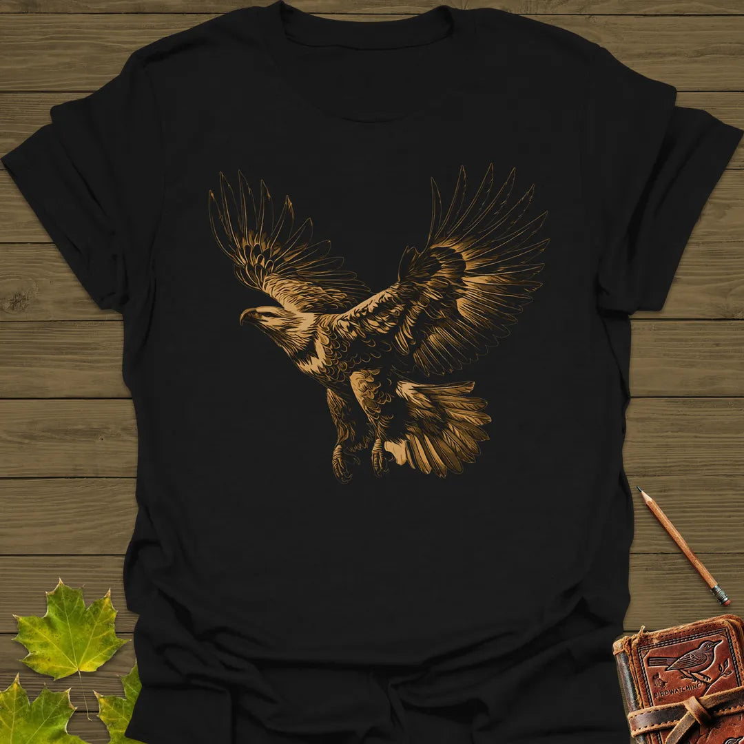 Soaring High Eagle T-Shirt Black