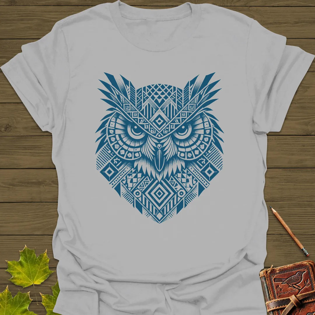 Mystical Night Owl T-Shirt Ice Grey