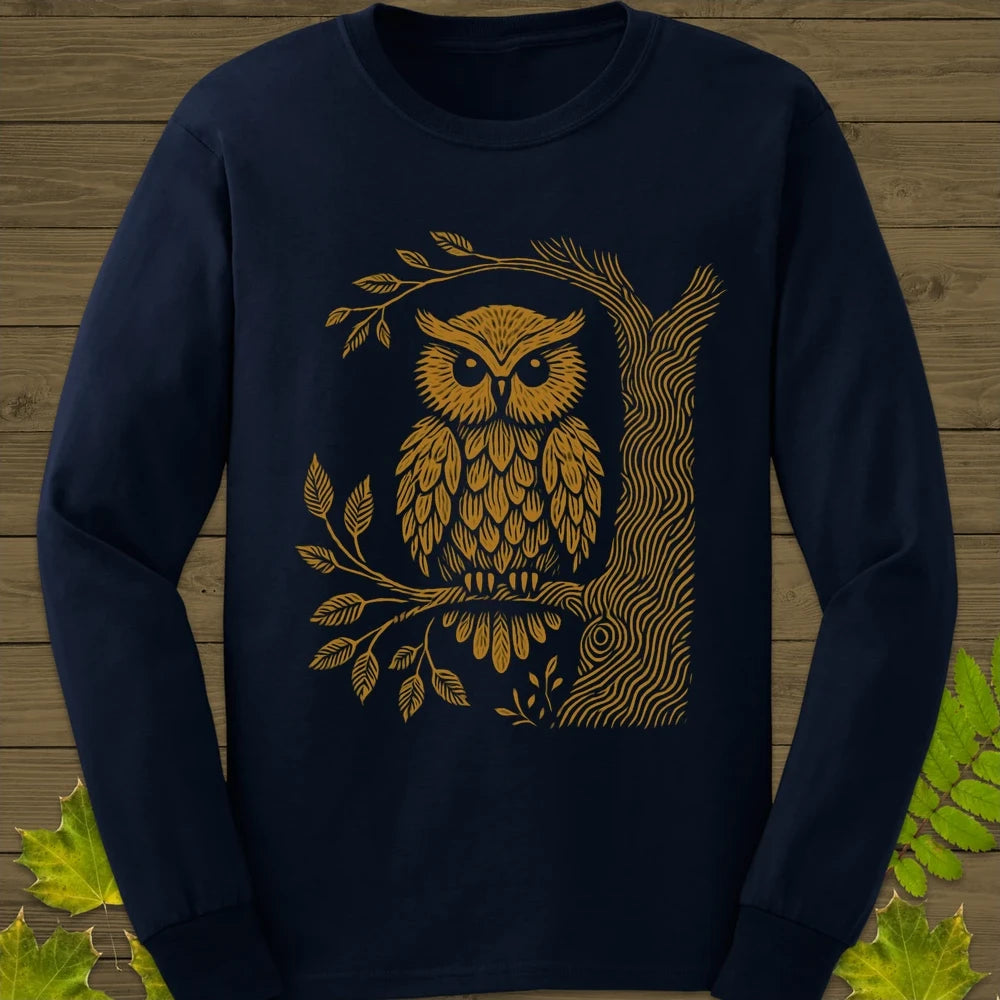 Tree Tale Long Sleeve Navy