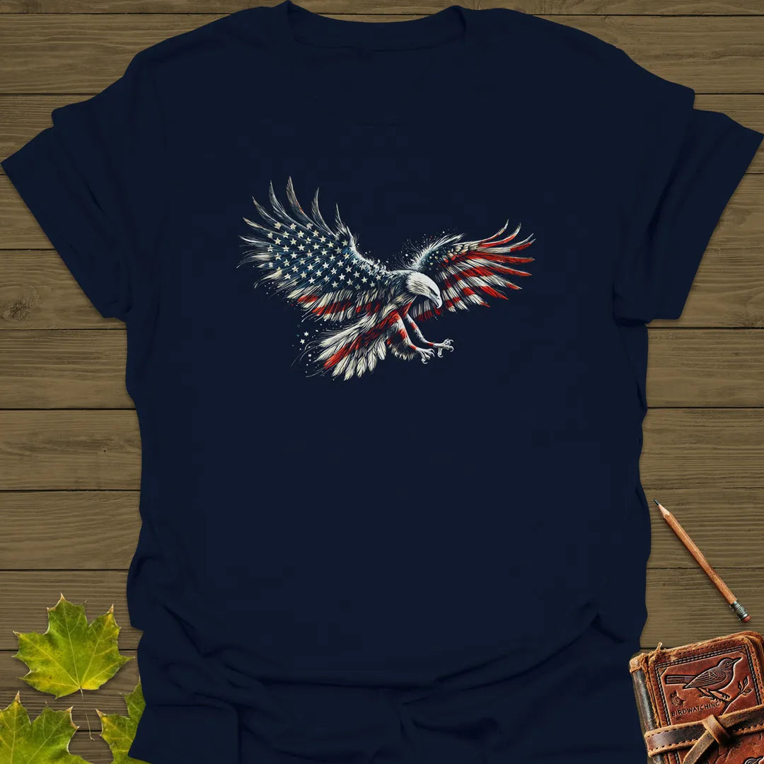 Liberty's Flight USA Eagle T-Shirt Navy