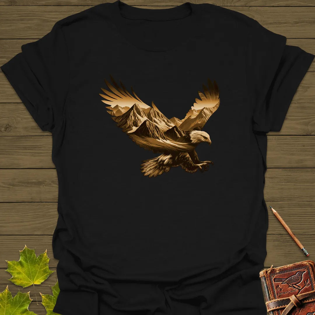 Soaring Heights Eagle T-Shirt Black