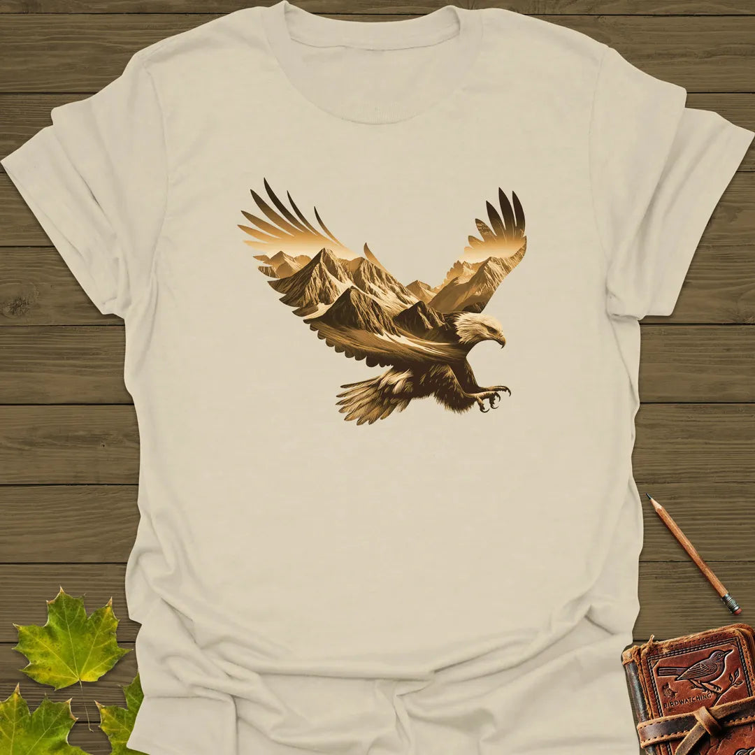 Soaring Heights Eagle T-Shirt Sand
