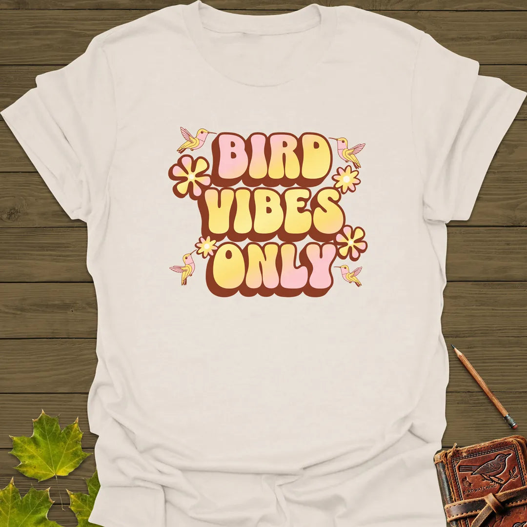 Bird Vibes Only T-Shirt Natural