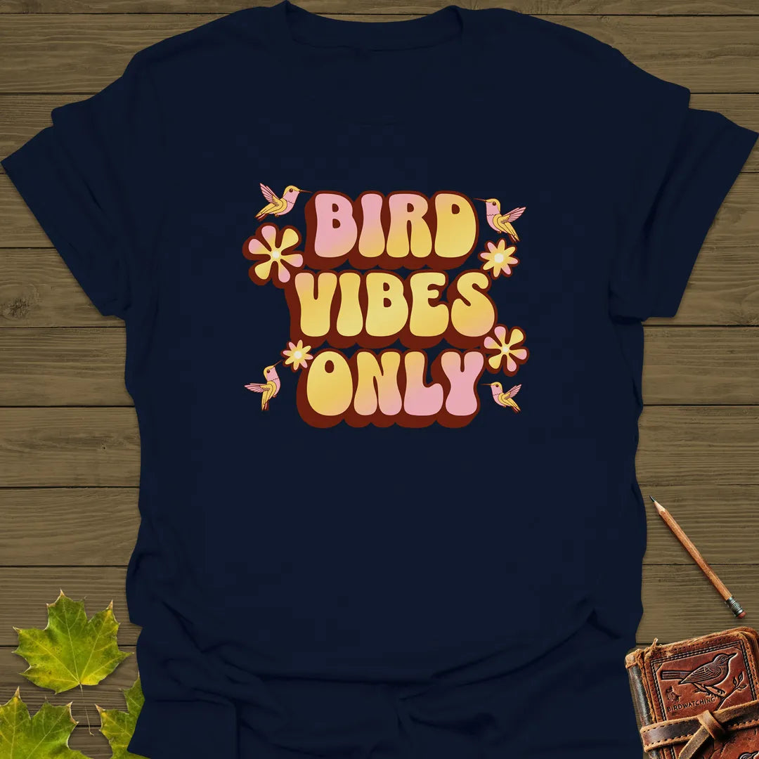 Bird Vibes Only T-Shirt Navy