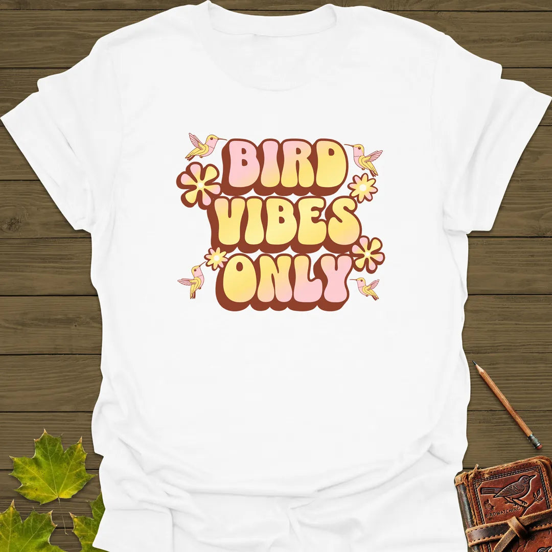 Bird Vibes Only T-Shirt White