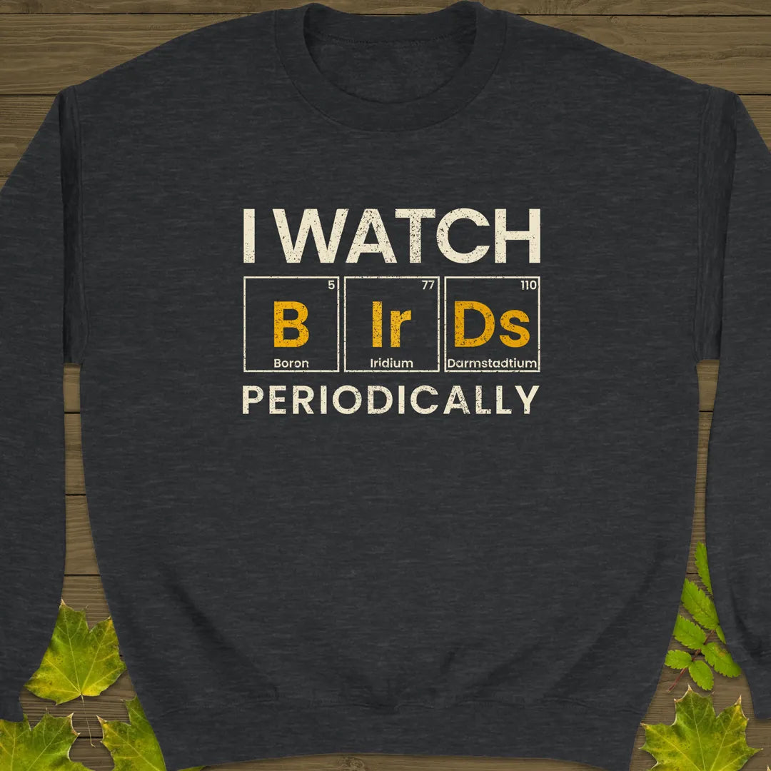 Watch Birds Periodically Crewneck Sweatshirt Dark Heather