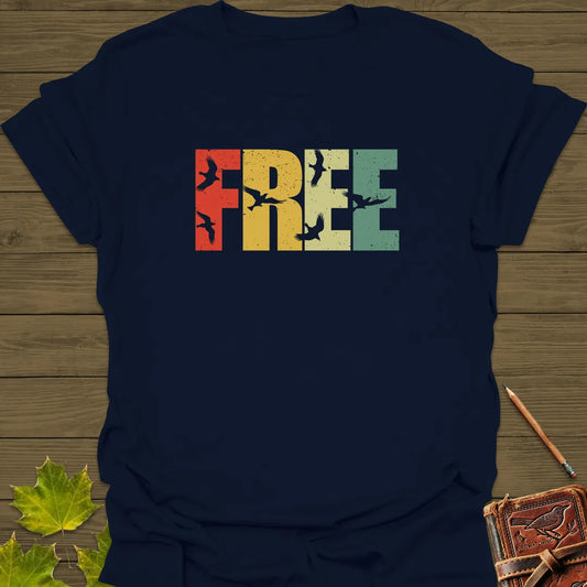 Fly Free Bird T-Shirt Navy