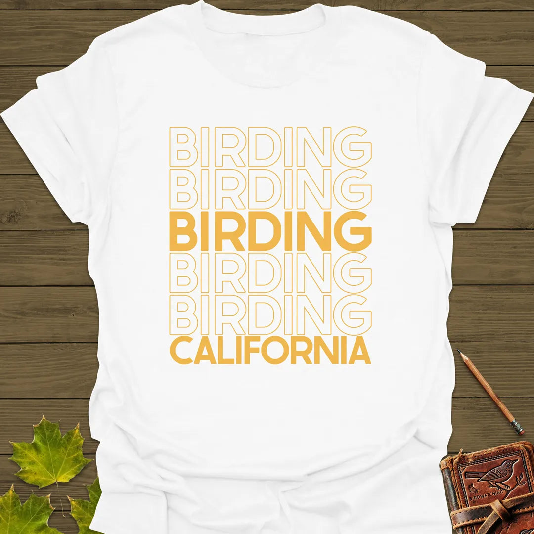Birding California T-Shirt White