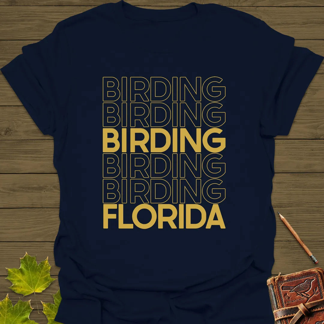 Birding Florida T-Shirt Navy
