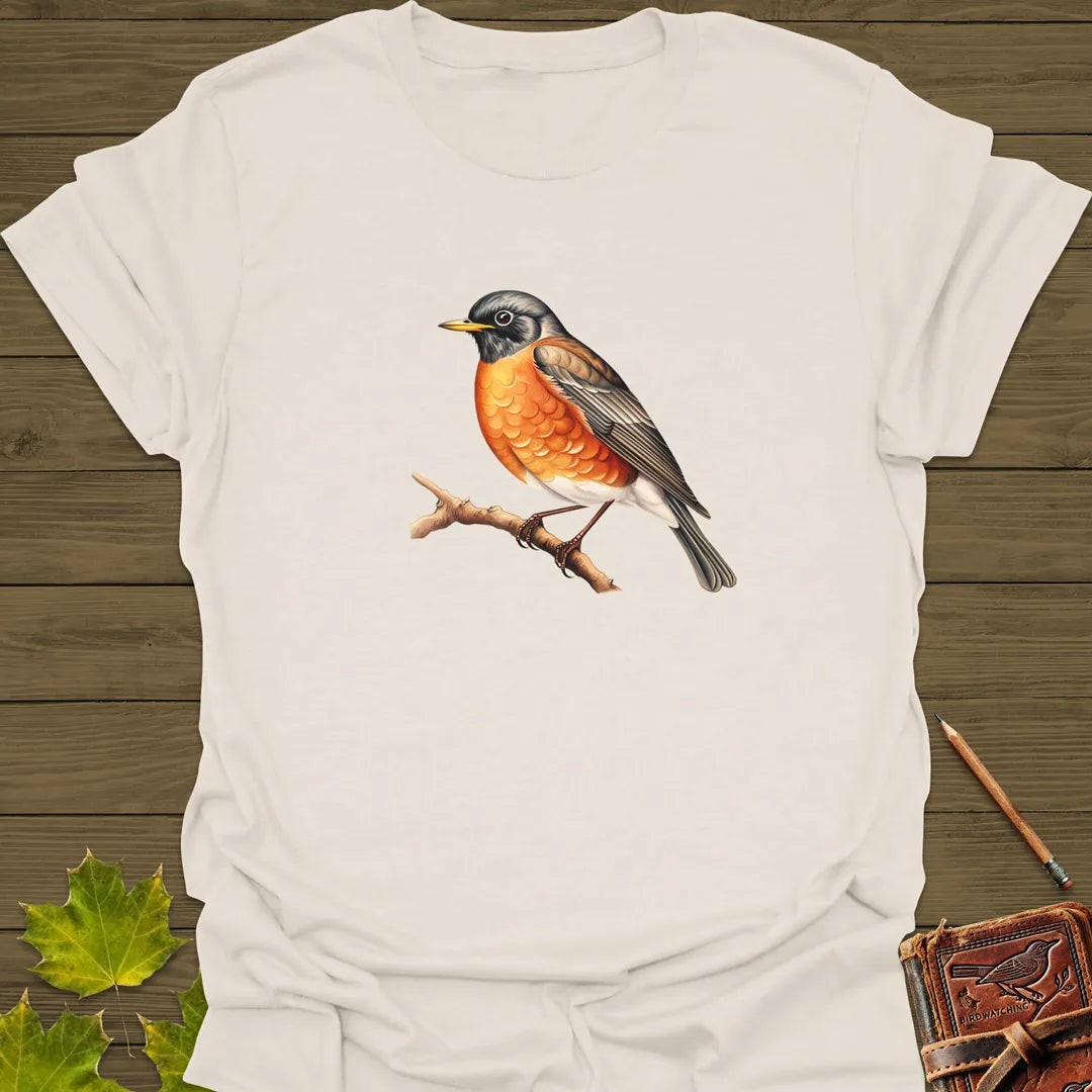 Rustic Robin T-Shirt in Natural