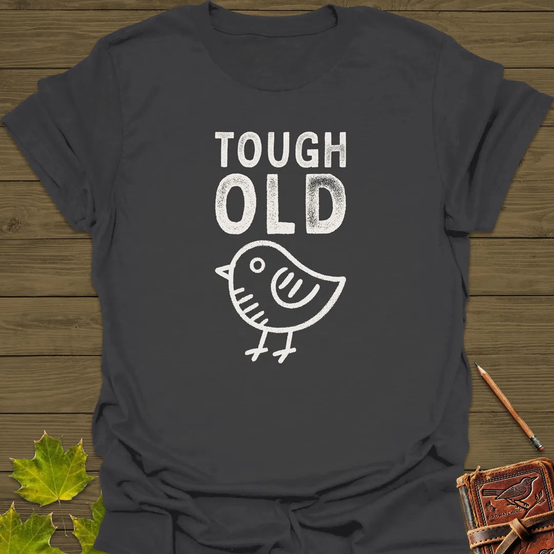 Tough Old Bird T-Shirt Charcoal