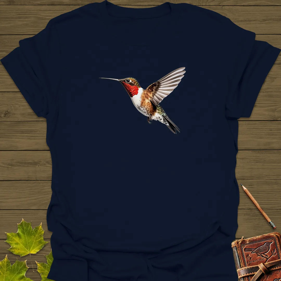 Ruby-throated Hummingbird T-Shirt Navy
